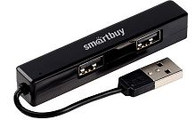 USB 2.0 - хаб  4 порта Smartbuy SBHA-408-K (черный)