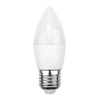 Лампа светодиодная Свеча (CN) 7,5Вт E27 713Лм 4000K нейтральный свет REXANT (604-021)