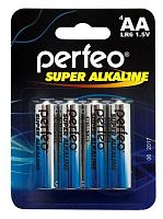 Элемент питания Perfeo LR6 AA Super Alkaline 4шт