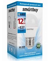 Лампа светодиодная Груша (LED) A60 12Вт 4000К E27 Smartbuy (SBL-G45-12-40K-E27)