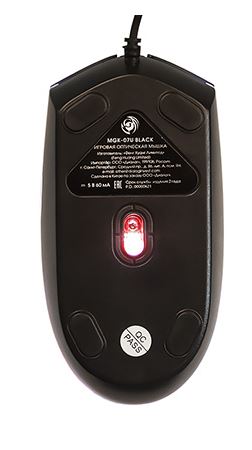 Мышь MGK-07U BLACK Dialog Gan-Kata - игровая, 4 кнопки + ролик , 7-ми цветная подсветка, USB, черная фото 4