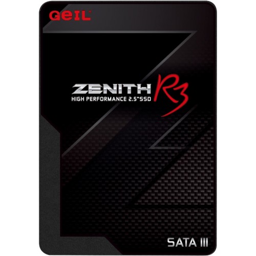 Диск SSD2.5" 1000Gb (1Tb) GEIL Zenith R3, SATA3. Контроллер SAMSUNG SMI2259XT2, чипы памяти INTEL QLC. Speed: Read-560Mb/s, Write-500Mb/s, ( FD09IGGH) фото 2
