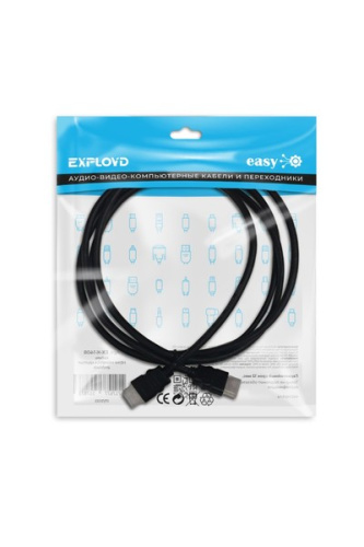 Кабель HDMI - HDMI 2м EXPLOYD EX-K-1408 2м