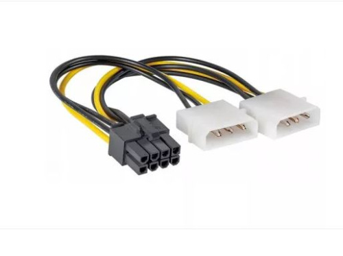 Переходник питания для видеокарты GPU Molex x2 to 8 pin GG02 DREAM STYLE