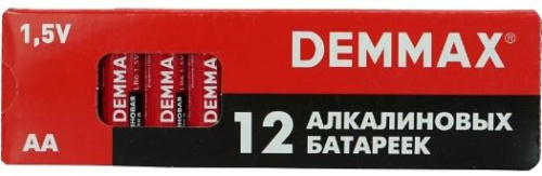 Элементы питания DEMMAX AA 12шт