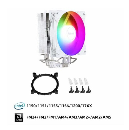 Кулер Liefeng X4D RGB (1500 об/мин) белый фото 5