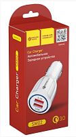 Автомобильное зарядное устройство DREAM SM02 2USB 3.1A QC3.0 белый (173602\175126) Автомобильное зарядное устройство DREAM SM02 2USB 3.1A QC3.0 белый (173602\175126)