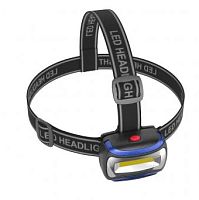Фонарь налобный DREAM CH-2016 (COB LED) BLACK-BLUE