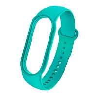 Ремешок силиконовый для Mi Band 5/6/7 Xiaomi (бирюзовый)