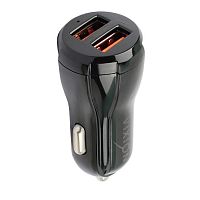 Автомобильное зарядное устройство VIXION U25 Quick Charger 3.0 (1-USB/2.1A 1-USB/3.1A) (черный)
