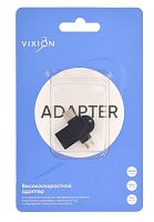 Адаптер VIXION AD74 Type-C - microUSB (черный) 