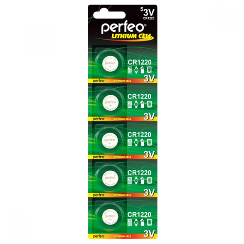 Батарейка литьевая Perfeo CR1220 Батарейка литьевая Perfeo CR1220