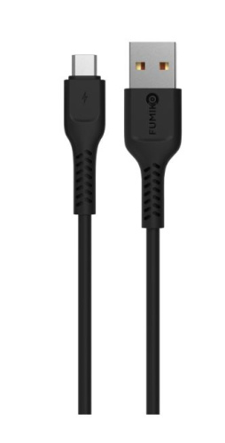 Кабель MicroUSB FUMIKO CA01 2А 3M черный фото 2