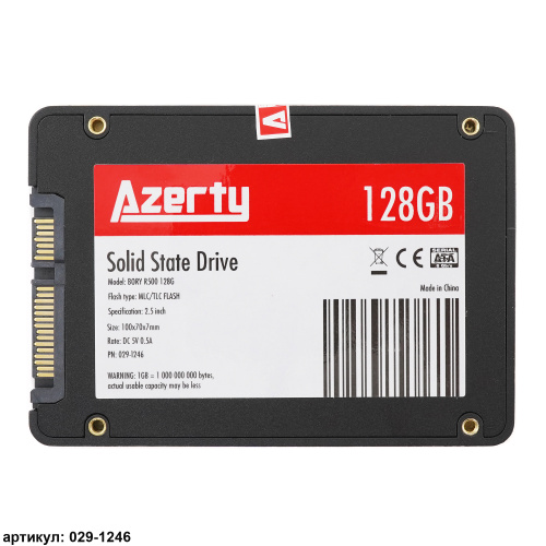 Диск SSD2.5" 128Gb Azerty Bory R500 (029-1246) фото 4