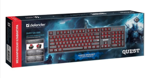 Игровая клавиатура Defender ARX GK-596 (механическая) с подсветкой фото 2