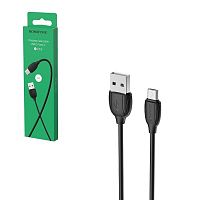 Кабель MicroUSB BOROFONE BX19 1M черный (171360)