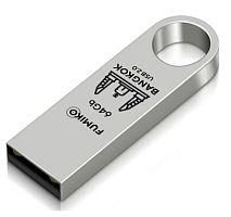 Носитель информации 64Gb USB2.0 FUMIKO BANGKOK серебристая (FBK-05)