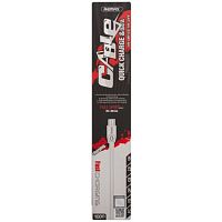Кабель MicroUSB REMAX RC-001m 1м Full Speed Series Cable плоский (белый)
