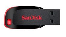 Носитель информации 64GB SanDisk CZ50 Cruzer Blade, черно-красная