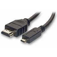 Кабель microHDMI D (M) - HDMI A (M), V1.4, 1.8 м, в пакете Dialog HC-A1218 (CV-0318 black) 