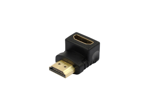 Переходник VIXION AD39 HDMI (M) - HDMI (F) (черный) Угловой