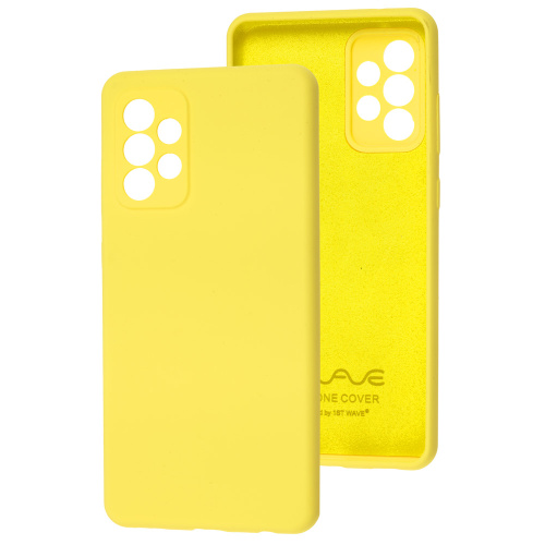 Чехол для Samsung A72 желтый