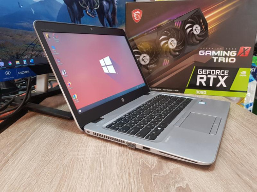 [Б\У] Ноутбук HP EliteBook 840 G4 14 Zoll Intel Core i5-7200U 8GB 128GB SSD WebCam USB-C Windows 11 PRO MS Office (5CG814362Q) + Док станция HP  фото 6