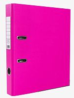 Папка-регистратор А4, 75 мм, металлический уголок, VauPe, розовый.