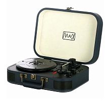 Проигрыватель виниловых пластинок MAX VP-100 синий