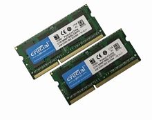 Оперативная память SODIMM DDR-3 4GB 1600Мгц Crucial (CT51264BF160B)