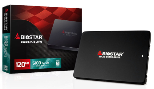 Диск SSD2.5" 120Gb BIOSTAR S100 series , Speed: Read-530Mb/s, Write-380Mb/s, ( SM120S2E31 ) 