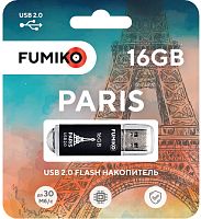 Носитель информации 16GB FUMIKO PARIS USB 2.0 черная (FPS-28)