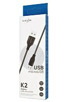 Кабель microUSB (2м) VIXION (K2m) (черный)