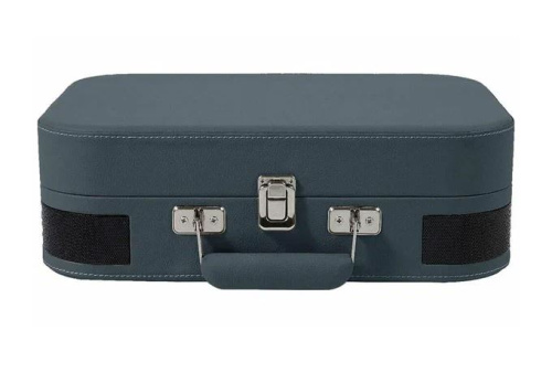 Проигрыватель виниловых пластинок MAX VP-100 синий фото 2