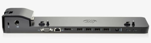 Док-станция для ноутбука HP 2013 UltraSlim Docking Station черная фото 3