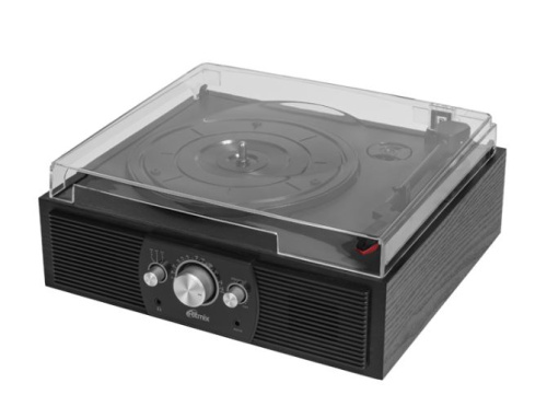 Виниловый проигрыватель RITMIX LP-200B черный wood фото 4