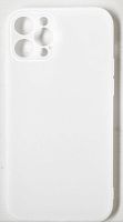 Чехол LuazON для телефона iPhone 12 Pro, Soft-touch силикон, прозрачный белый (6250194)