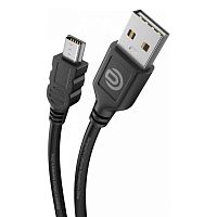 Кабель MiniUSB DREAM  BK06A 2.1A 1.5M черный (181127)