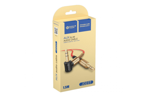 Кабель AUX DREAM JD237 1.5М красный (175007)