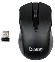 Мышь MROC-15U Dialog Comfort RF 2.4G Optical - 3 кнопки + ролик прокрутки, черная