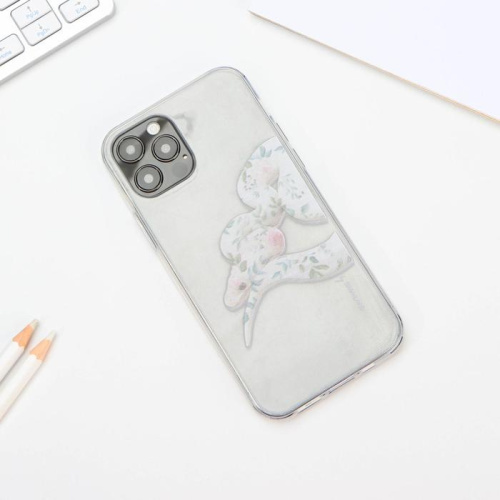 Чехол для iPhone 12, 12 PRO «Стильная змея» (6903588)