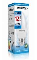 Лампа светодиодная Cвеча (LED) 12вт 3000К E27 Smartbuy (SBL-C37-12-30K-E27)