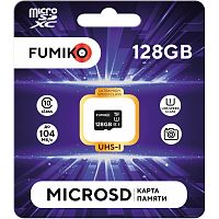 MicroSD 128GB FUMIKO MicroSDXC class 10 UHS-I (без адаптера SD) (FMD-17)