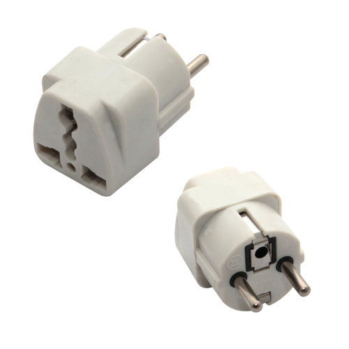 Сетевой адаптер EU/UK/US - EU (10A, заземление) белый (179176) Сетевой адаптер EU/UK/US - EU (10A, заземление) белый (179176)