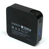 Внешний аккумулятор  6600 mAh Dialog Energy EN-12, LI-ION, 1A, 1USB