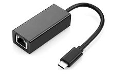 Сетевой адаптерType-C-RJ45 ETHERNET LAN 1000Mbps черный