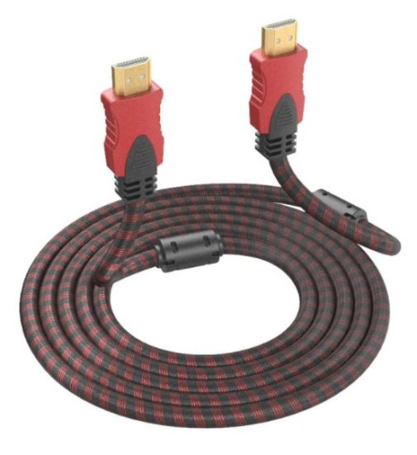 Кабель HDMI - HDMI 5 м в оплетке фото 2