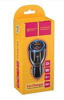 Автомобильное зарядное устройство DREAM SM02 2USB 3.1A QC3.0 черный (173602\175126)