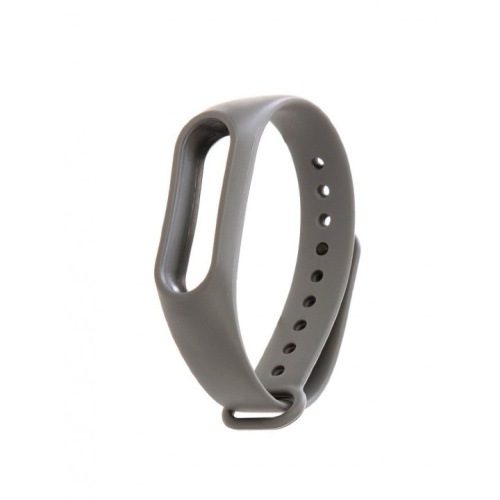 Ремешок силиконовый для Mi Band 5/6/7 Xiaomi (серый)