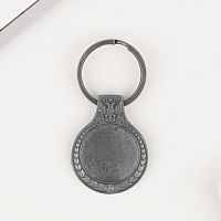 Брелок под нанесение, диам. вставки 2,4 см (7798080)